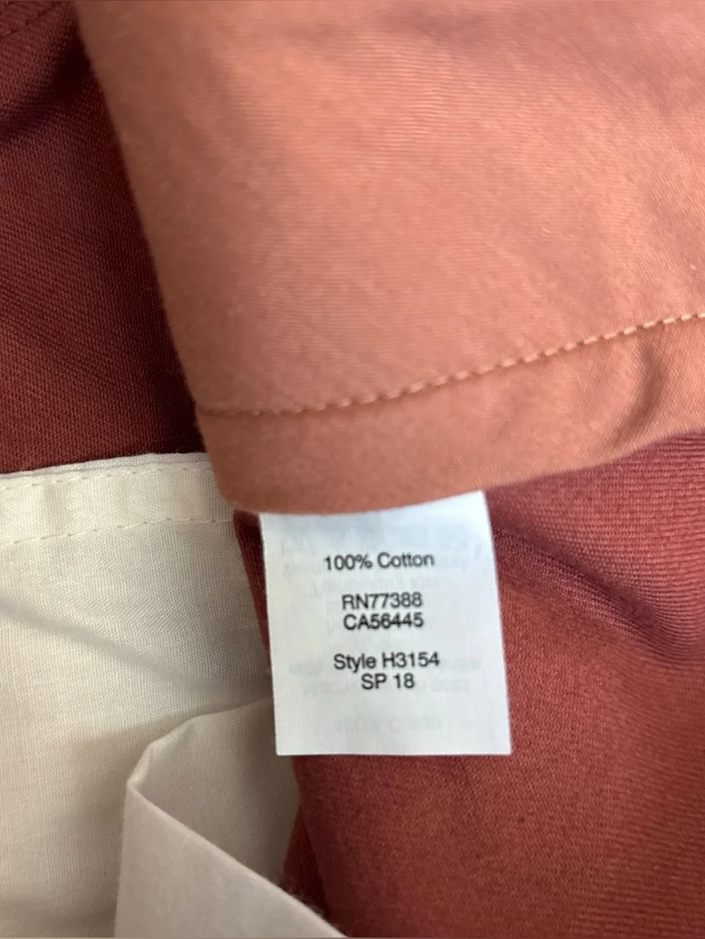 J. Crew Mens Driggs Slim Fit Chino Pants, 32x32, Muted Coral/Dusty Pink, NWT